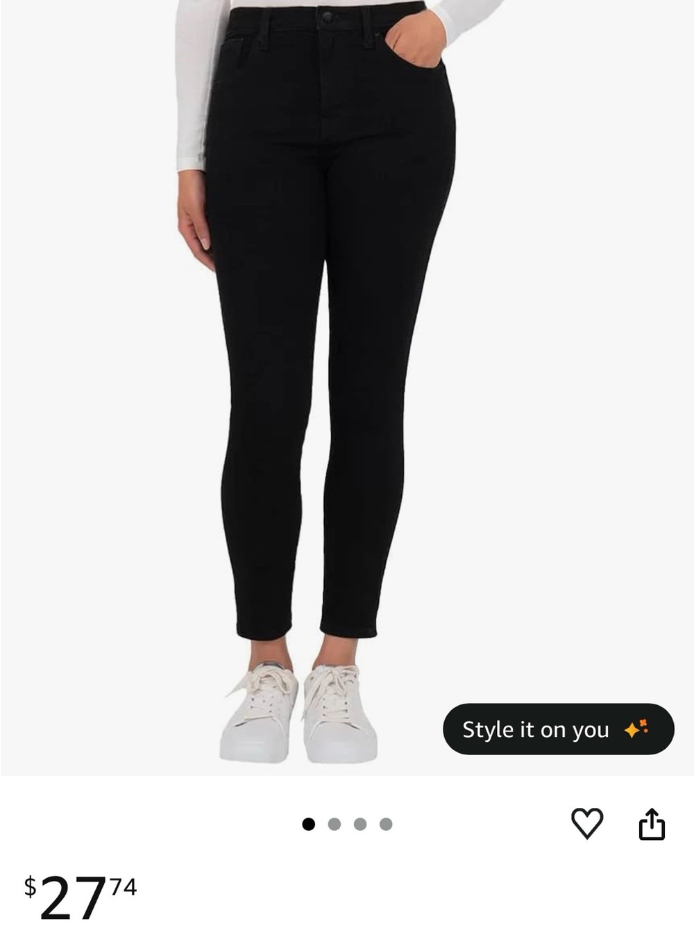 Kirkland Signature Black Skinny Jeans